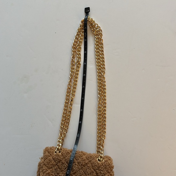 Hello 3 am Tan Fuzzy Crossbody Bag - Picture 8 of 16